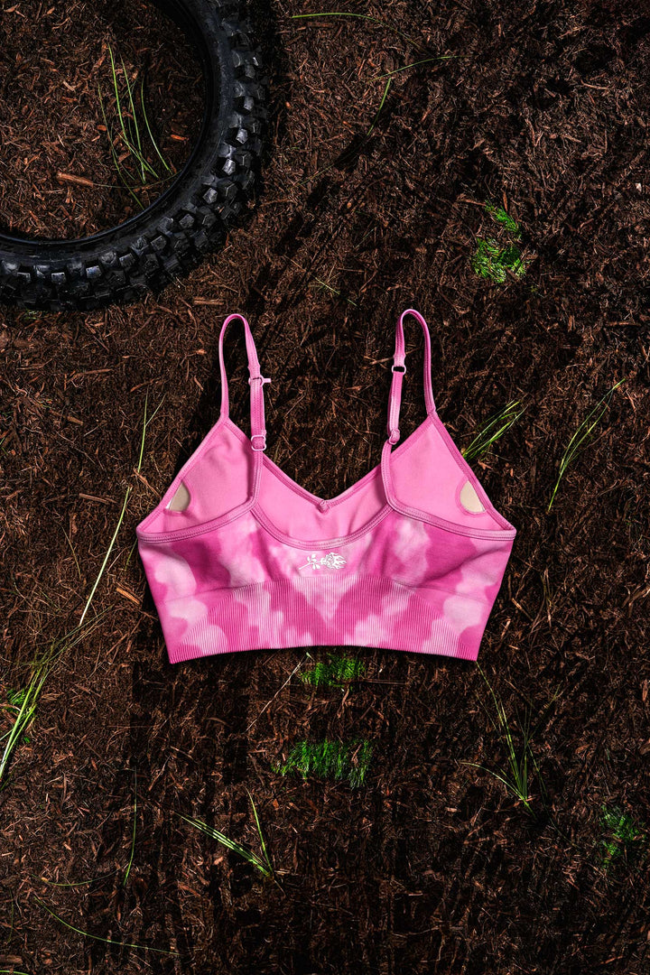 Kelly Seamless Bra in Cosmic Bloom Print