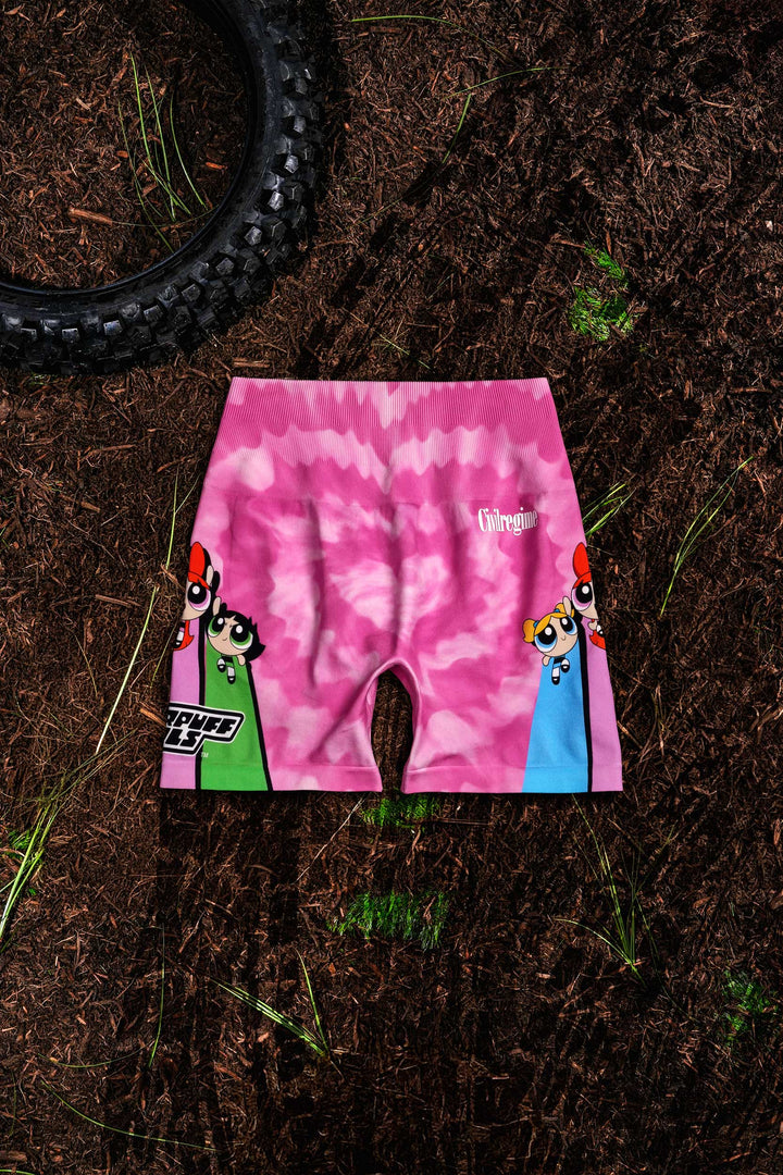 Kelly Seamless Shorts in Cosmic Bloom Print