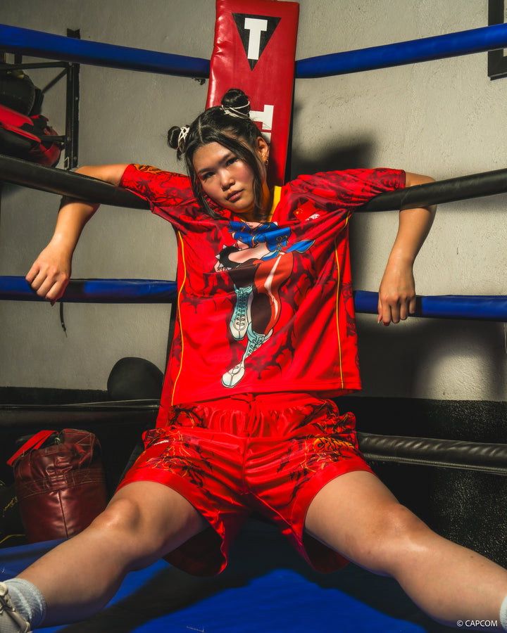 Kikoken Classic Soccer Shorts in Red