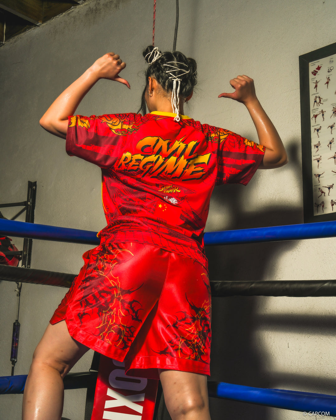 Kikoken Classic Soccer Shorts in Red