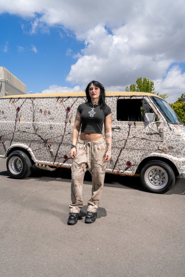 Concrete Sin Baby Tee in Black