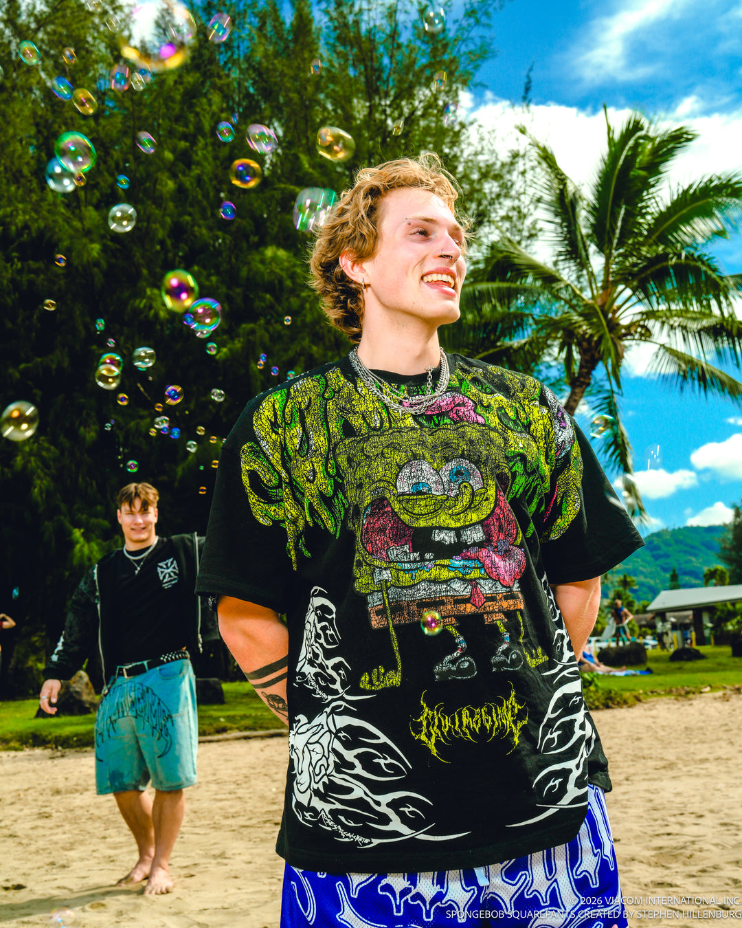 Ugly And Proud American Classic Oversized Tee in Black