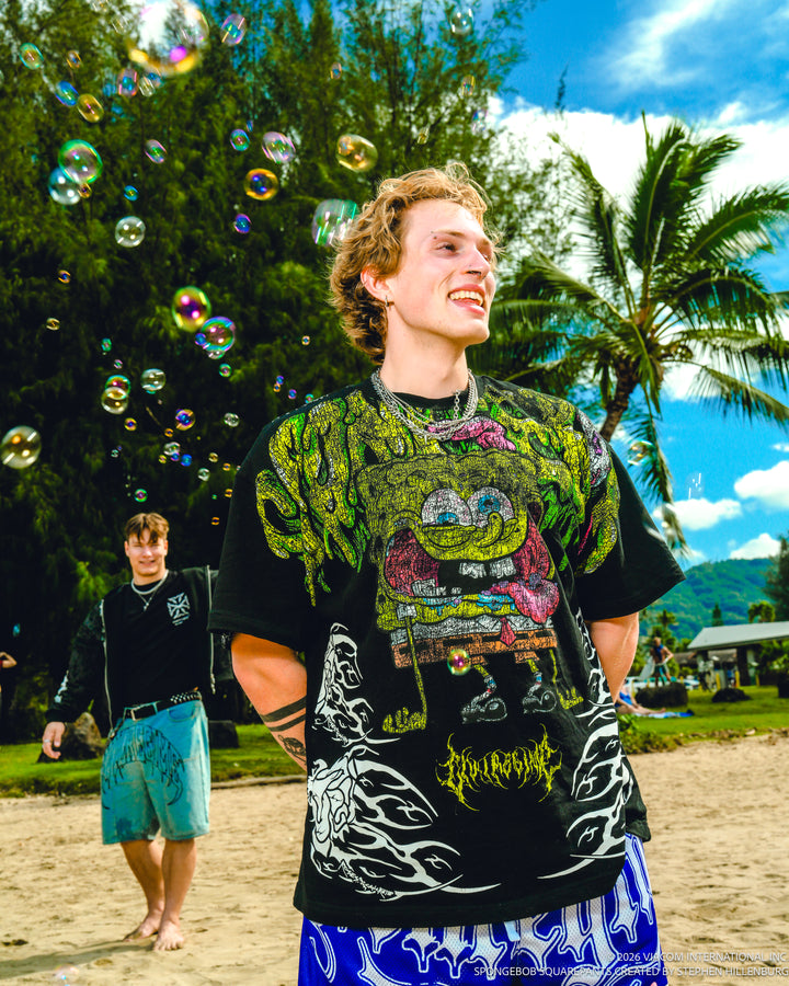 Ugly And Proud American Classic Oversized Tee in Black