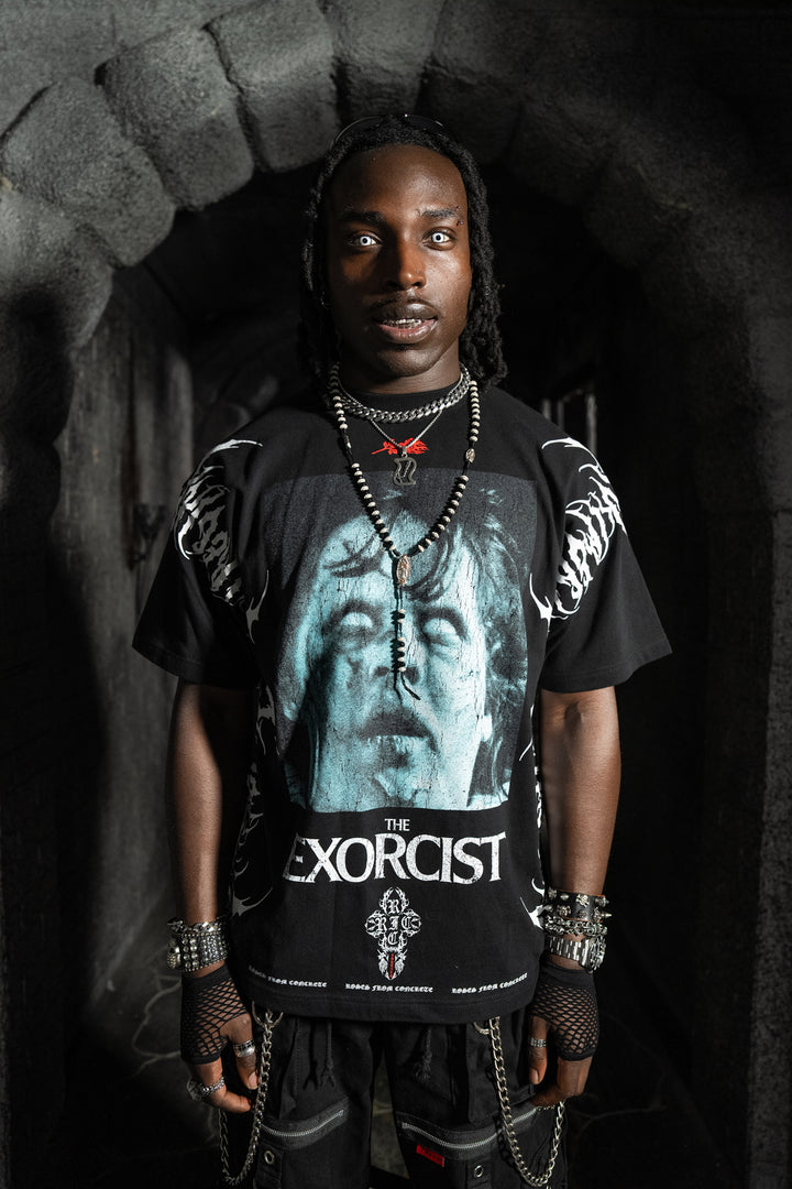 Exorcist American Classic Oversized Tee in Black