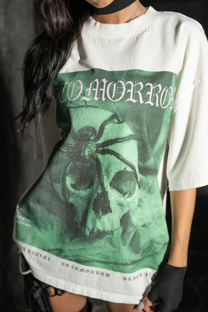 Crawling Out FMR Tee in Bleached Ivory