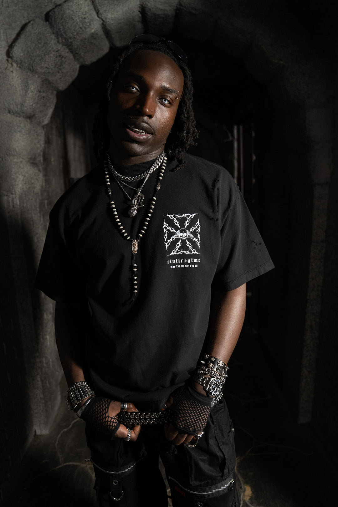 Iron Skull FMR Tee in Black