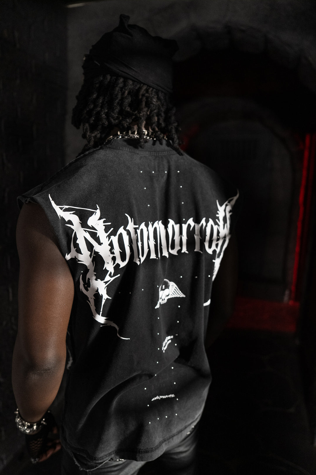 Enter The Black Flame FMR Muscle Tee in Vintage Black