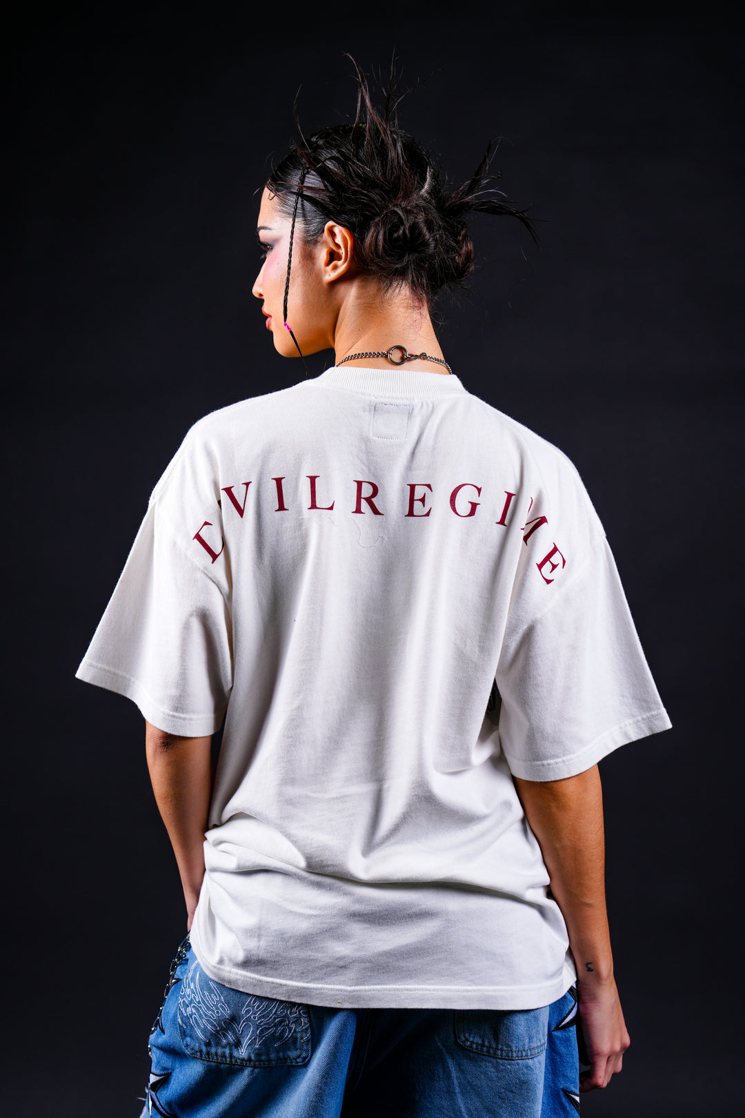 Civil Jerks American Classic Oversized Tee in Butter