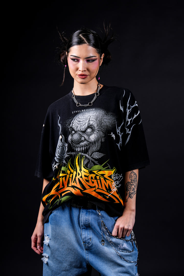Circus American Classic Oversized Tee in Vintage Black