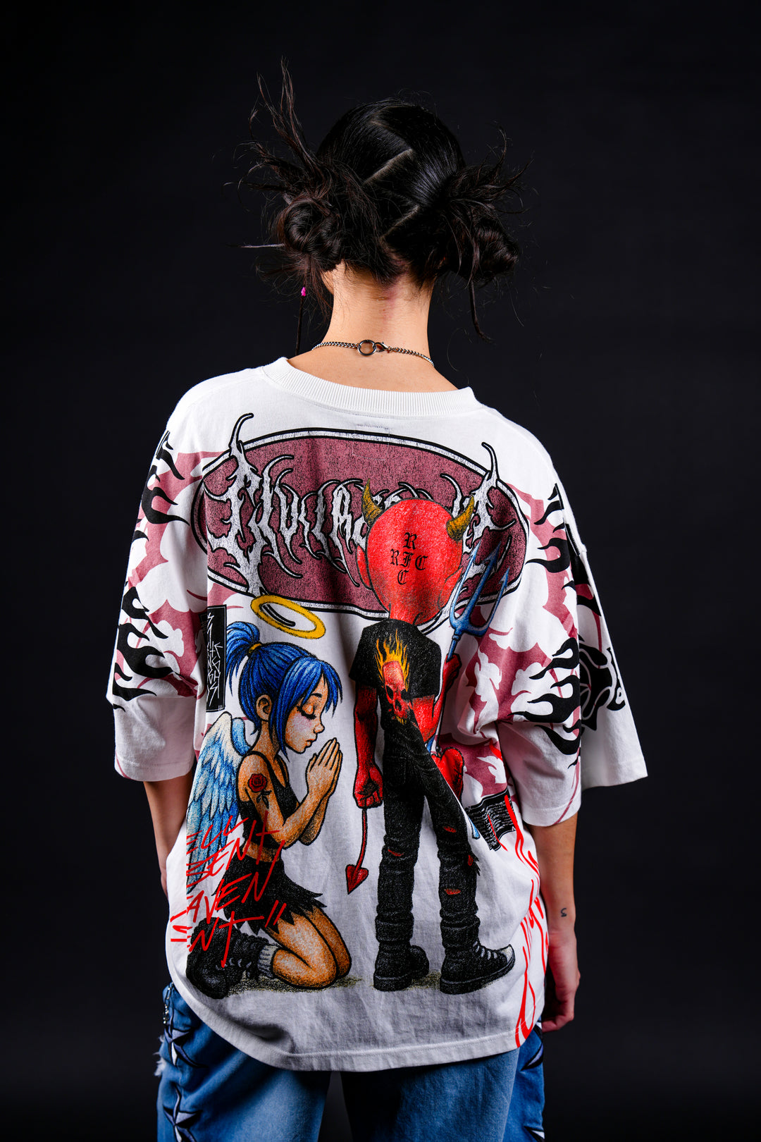 Hellbent 199X Oversized Tee in Butter