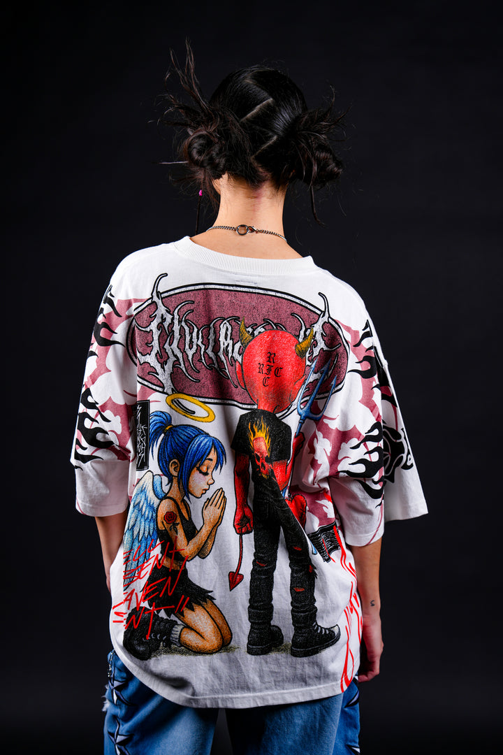 Hellbent 199X Oversized Tee in Butter