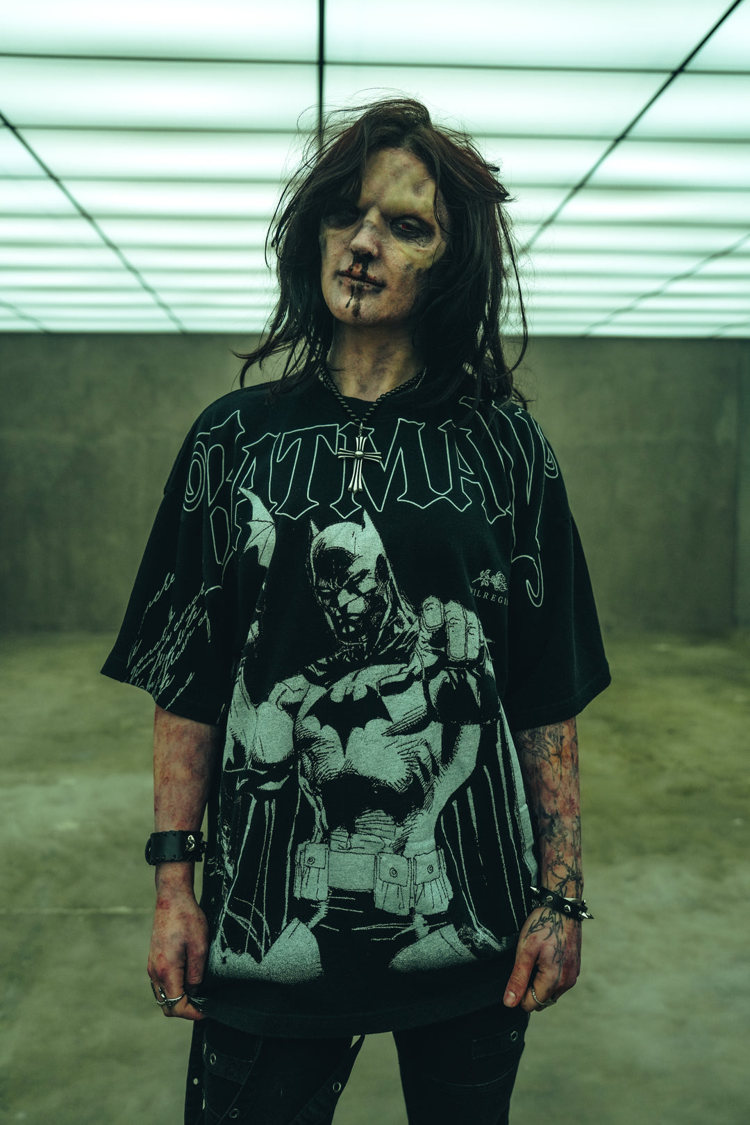 Batman Takeover American Classic Oversized Tee in Black