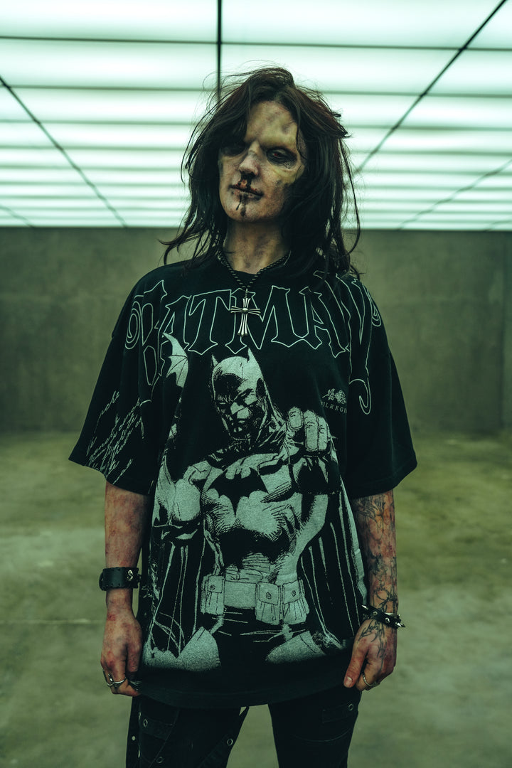 Batman Takeover American Classic Oversized Tee in Black