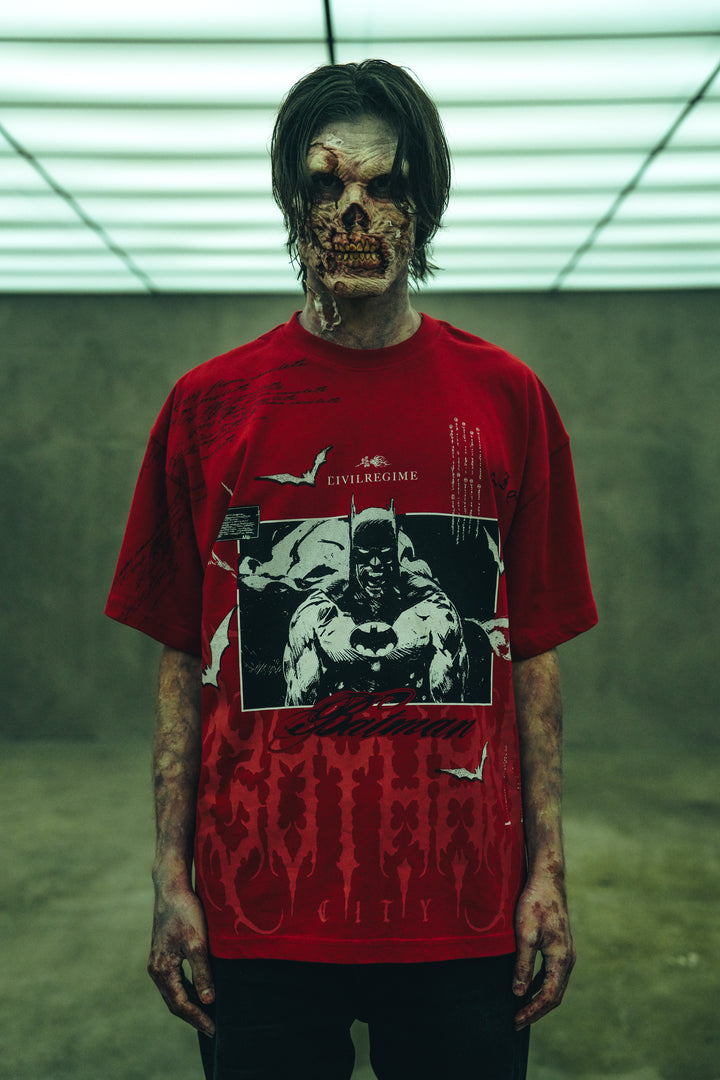 Gotham American Classic Oversized Tee in Radiant Red