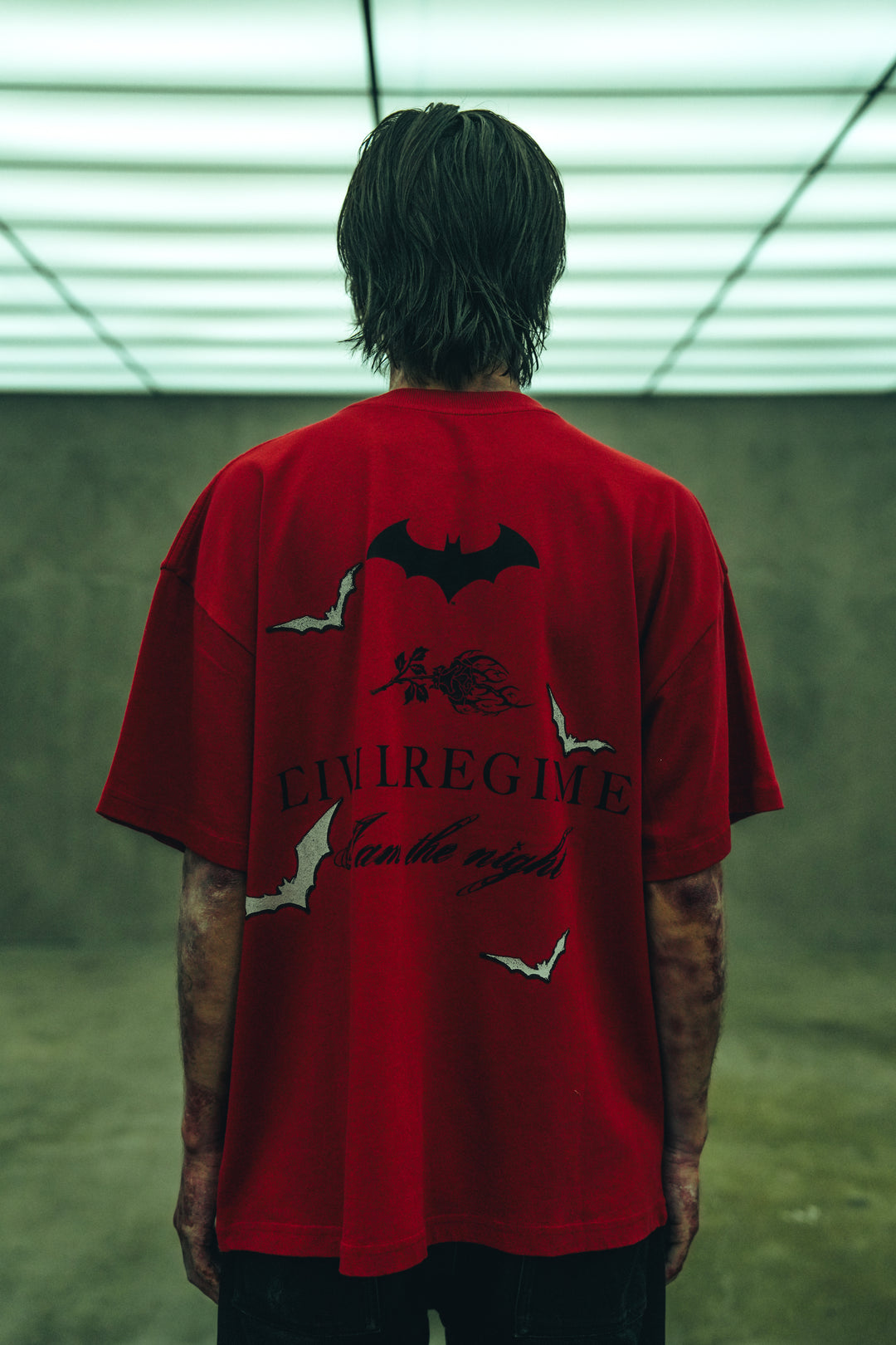 Gotham American Classic Oversized Tee in Radiant Red