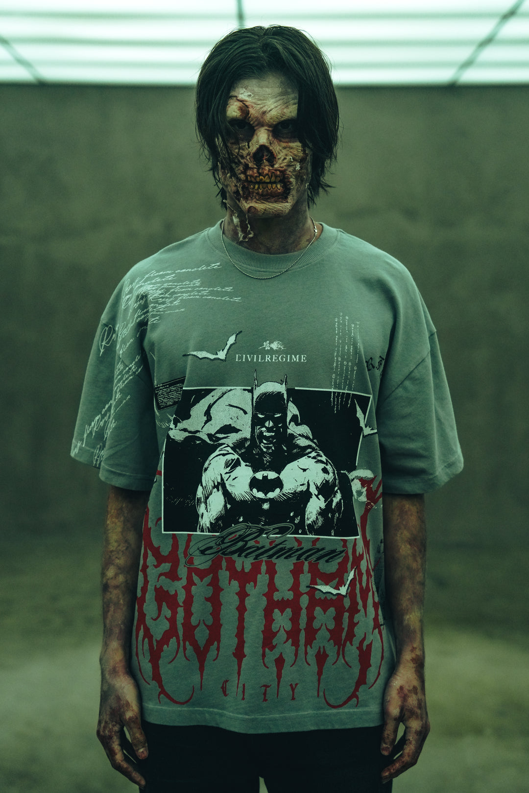 Gotham American Classic Oversized Tee in Ash Gray