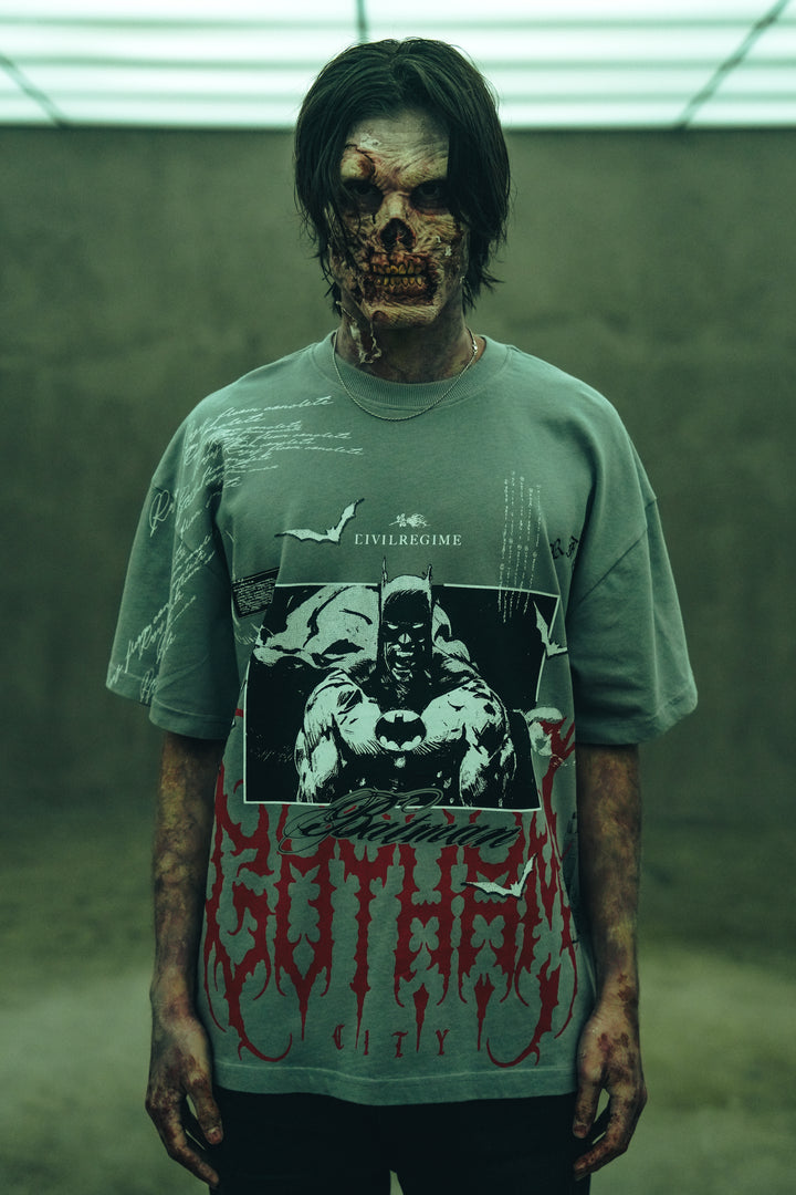Gotham American Classic Oversized Tee in Ash Gray
