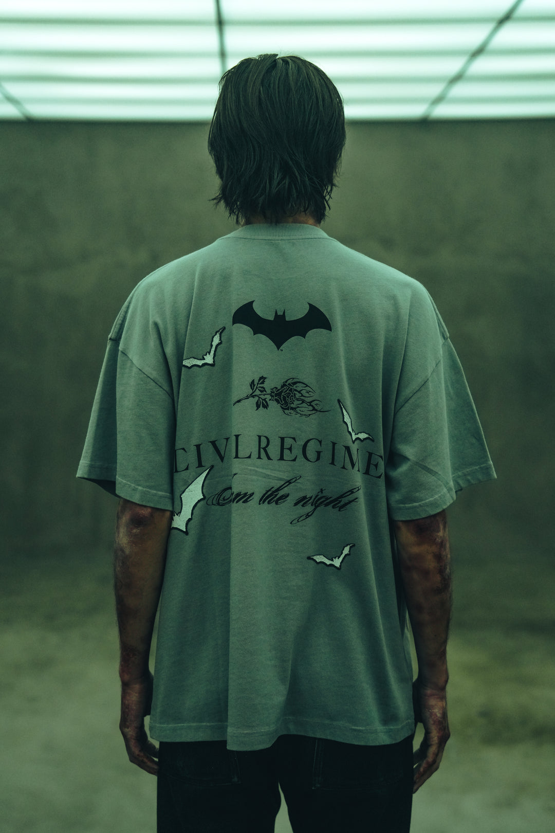 Gotham American Classic Oversized Tee in Ash Gray