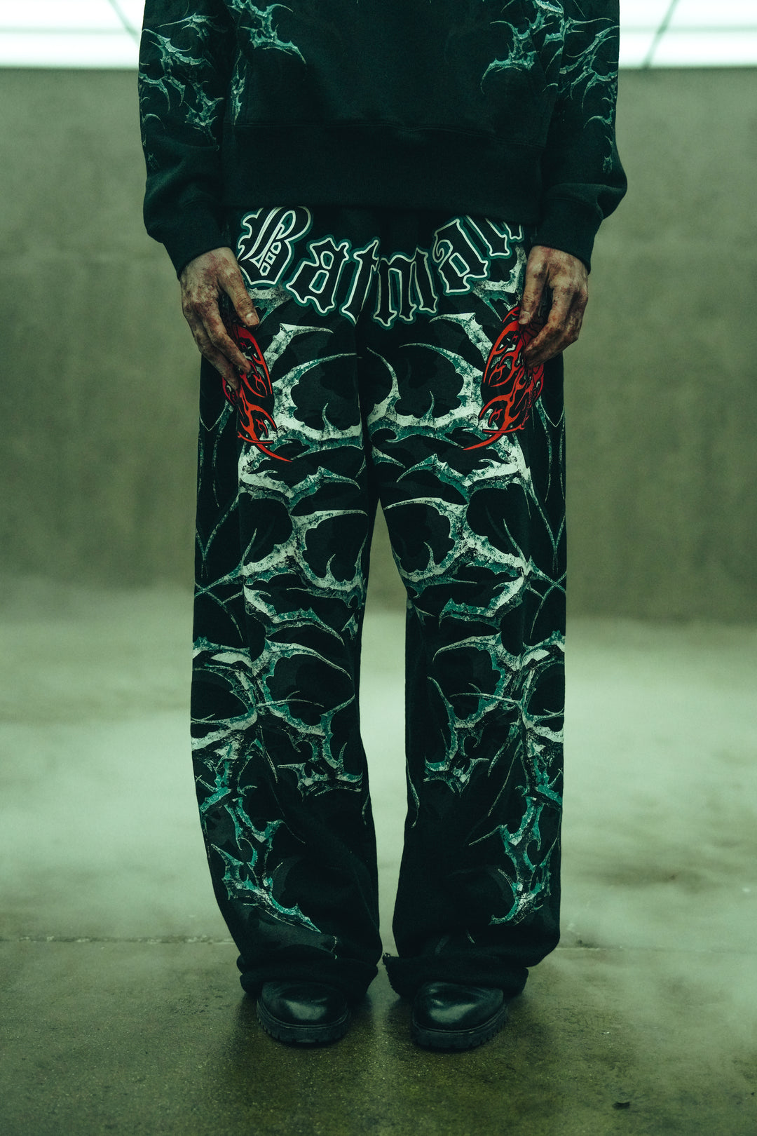 Dead In The Night Wraith Baggy Pants in Black