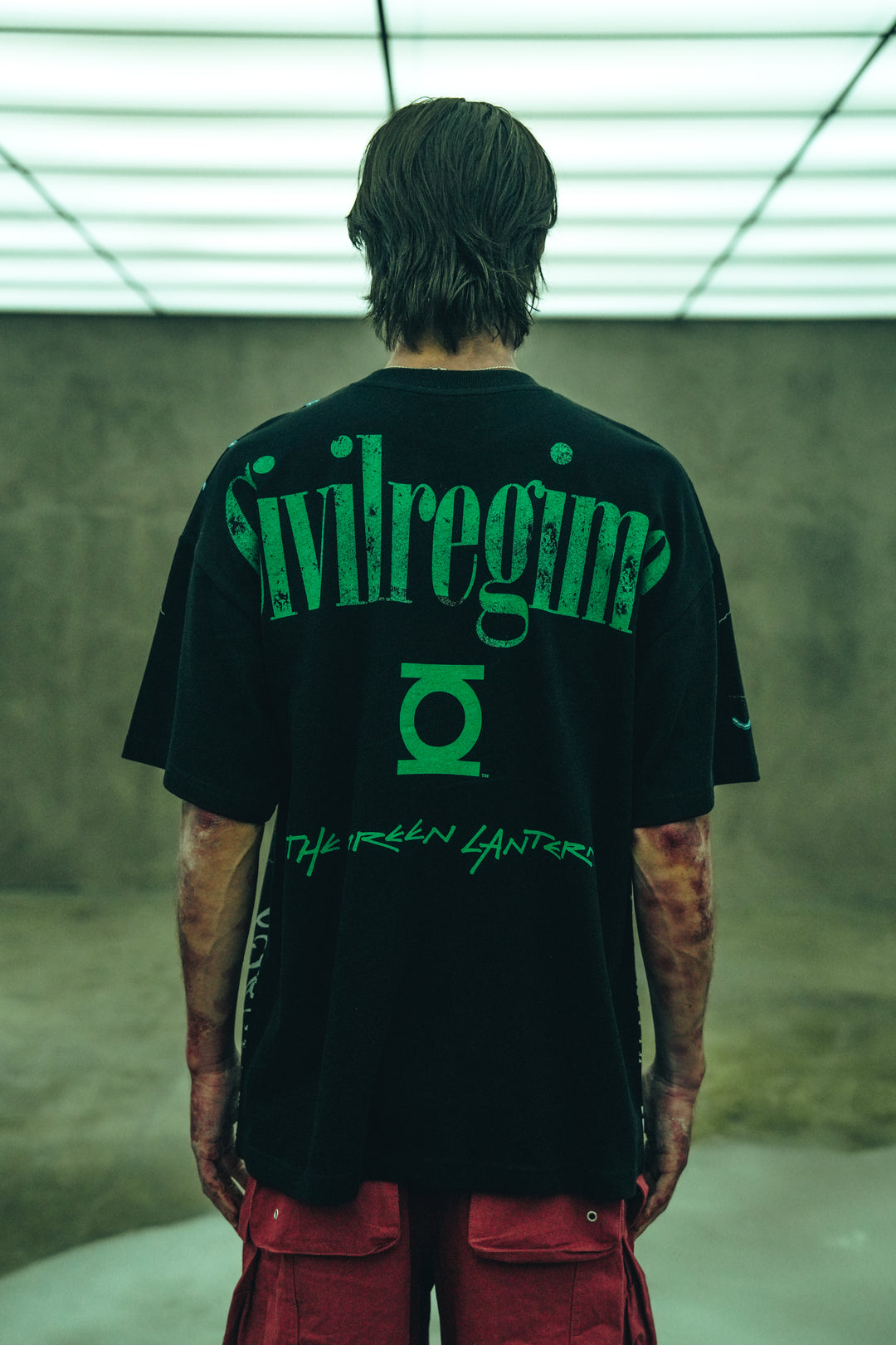 The Ring Lied American Classic Oversized Tee in Black