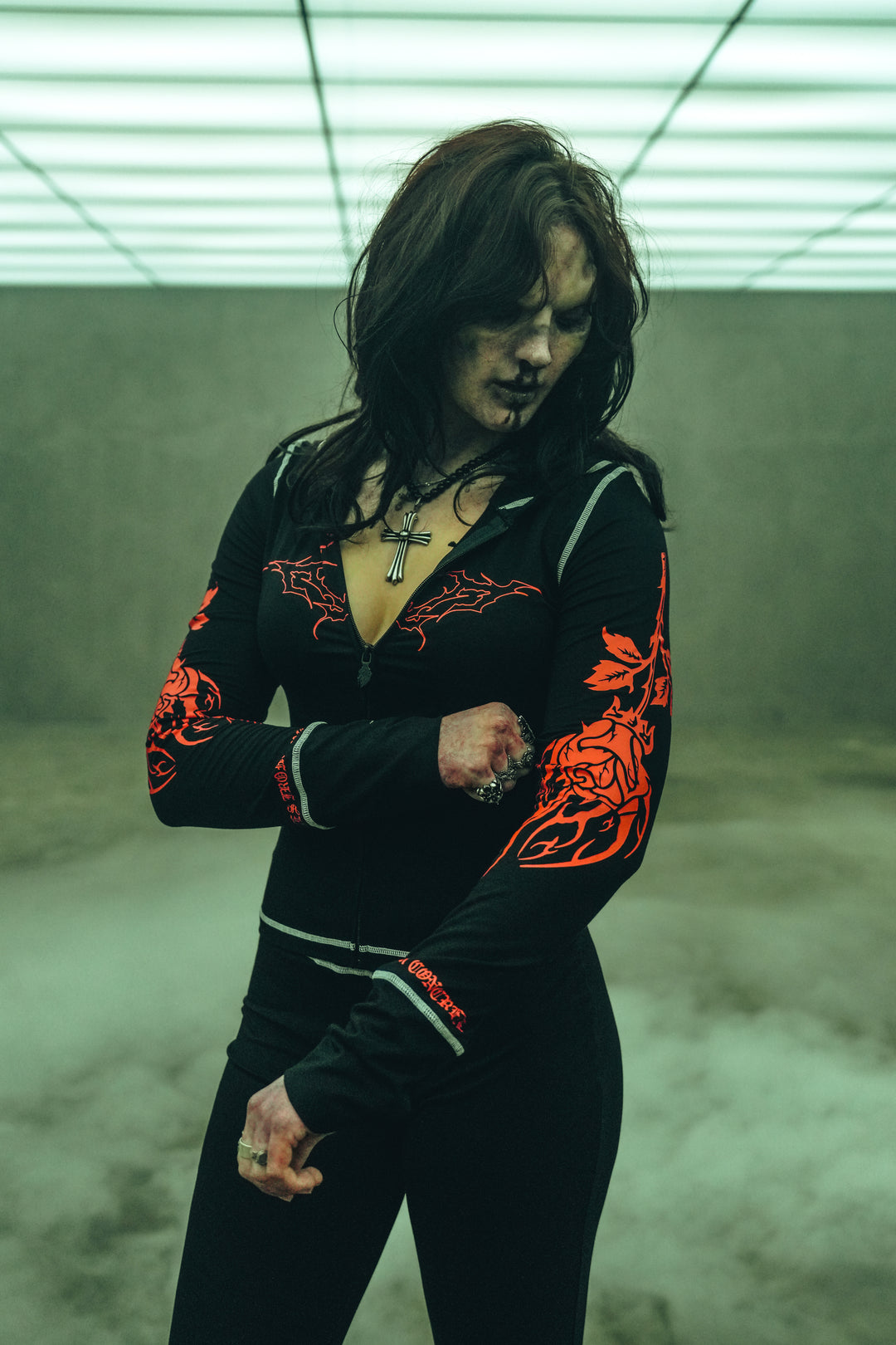 Noir Couture Pookie Zip Up Hoodie in Black
