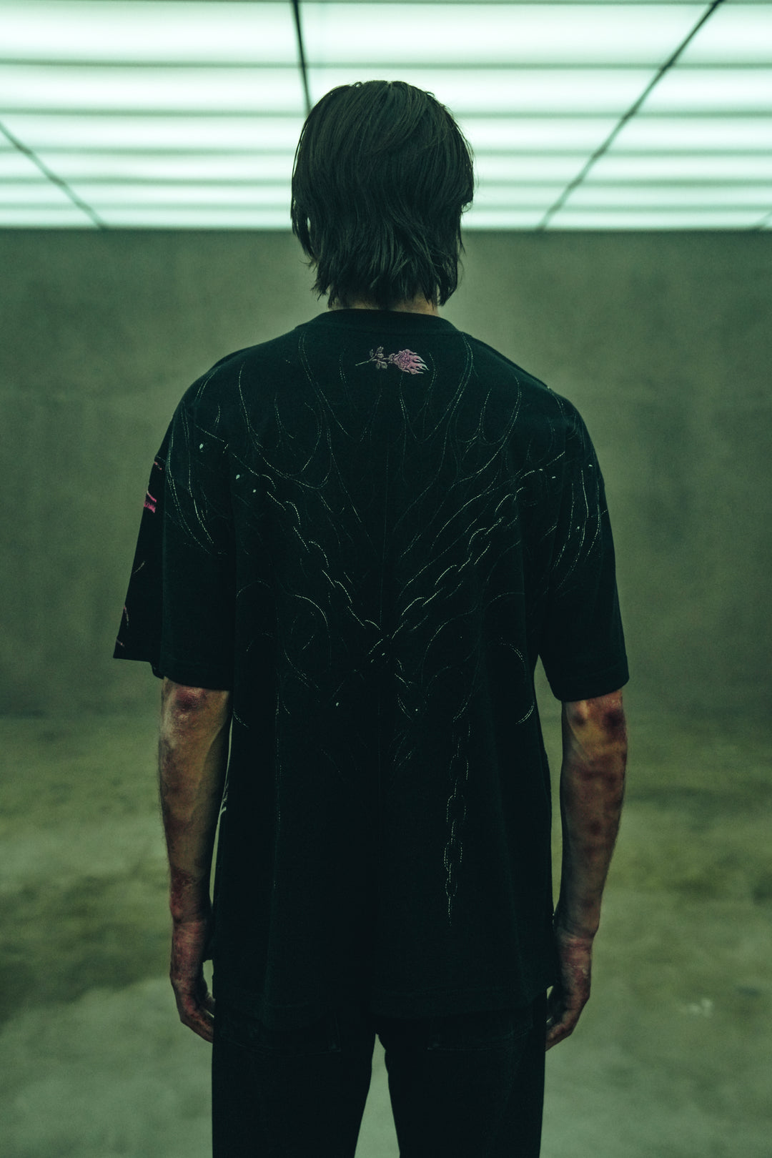 Void Smile American Classic Oversized Tee in Black
