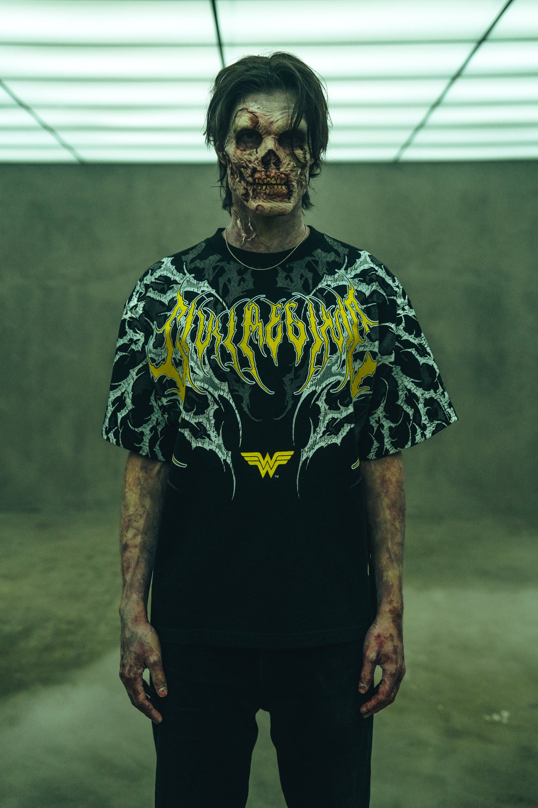 Dead Amazon "Side By Side" 199X Oversized Tee in Black