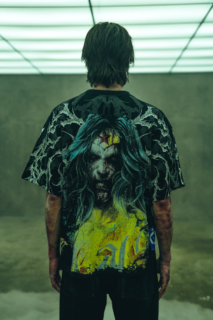 Dead Amazon "Side By Side" 199X Oversized Tee in Black