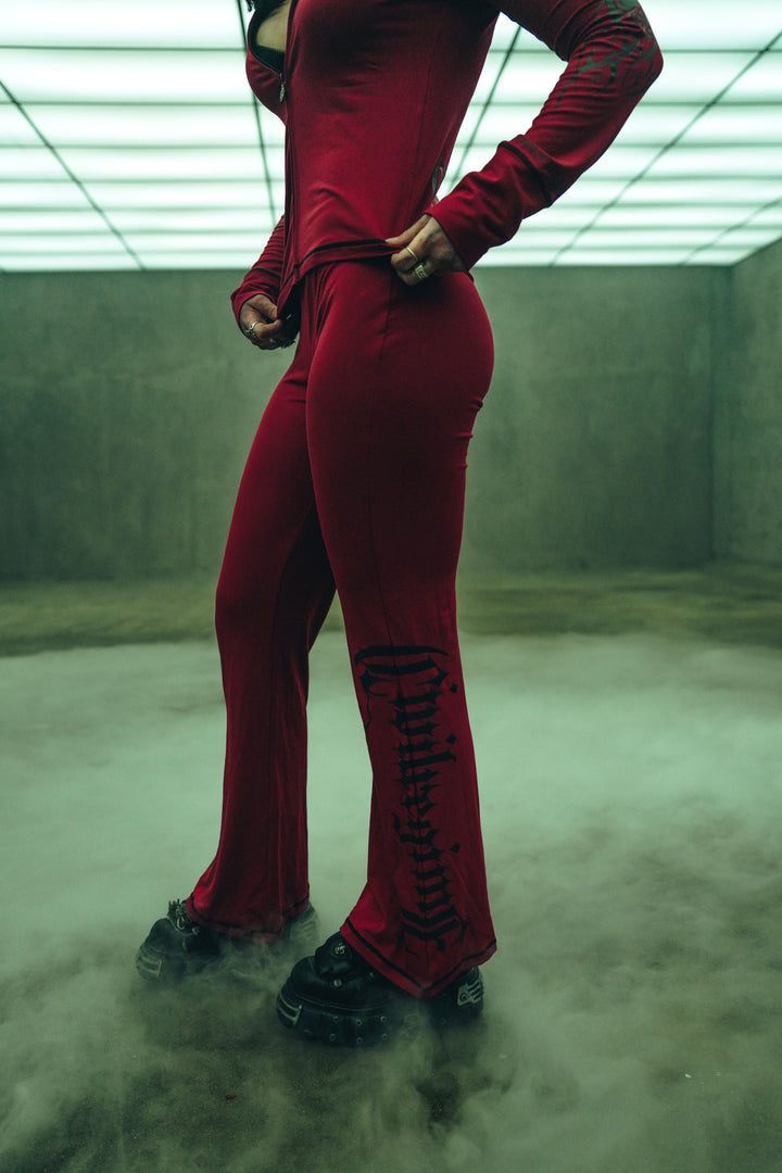 Ruby Couture Pookie Leggings in Burgundy