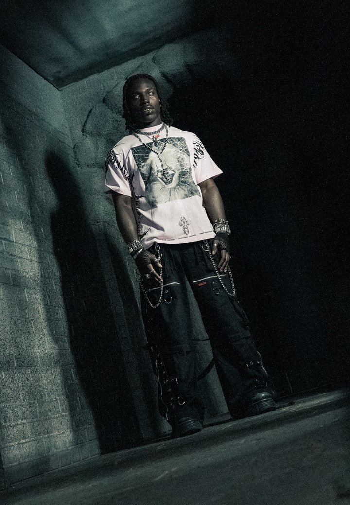 It American Classic Oversized Tee in Baby Pink