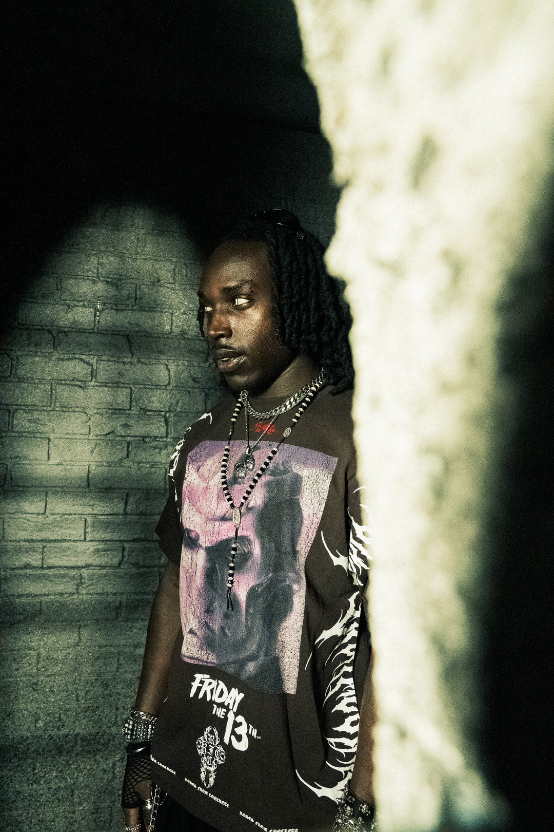 Friday The 13th American Classic Oversized Tee in Brown