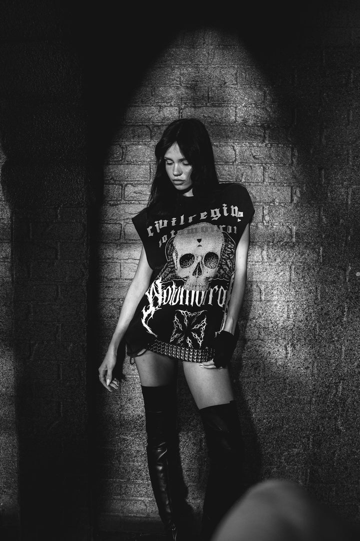Enter The Black Flame FMR Muscle Tee in Vintage Black