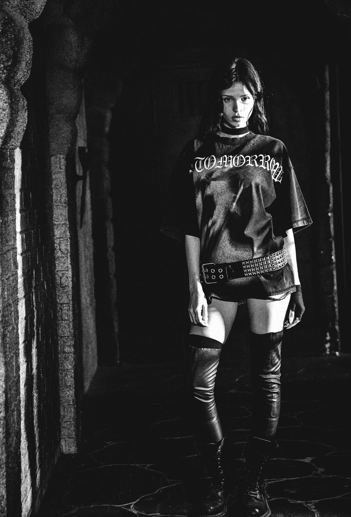 Pain FMR Tee in Vintage Black