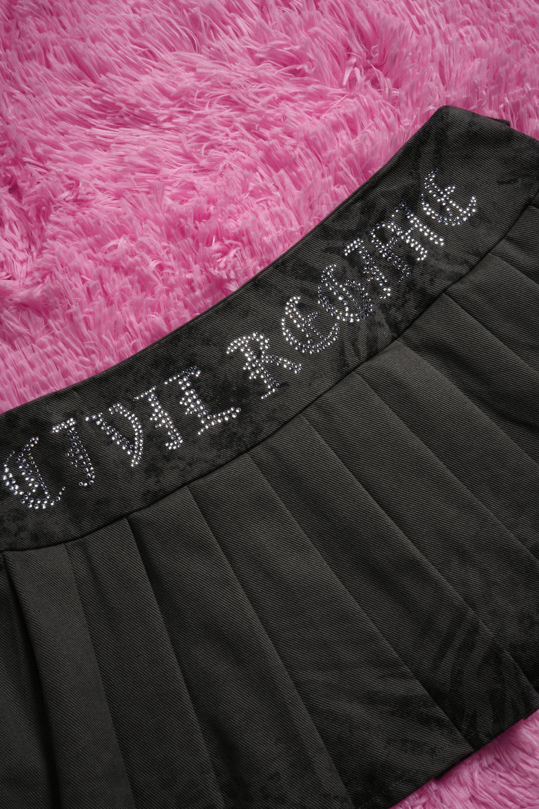 Detention Doll Mini Pleated Skirt in Black