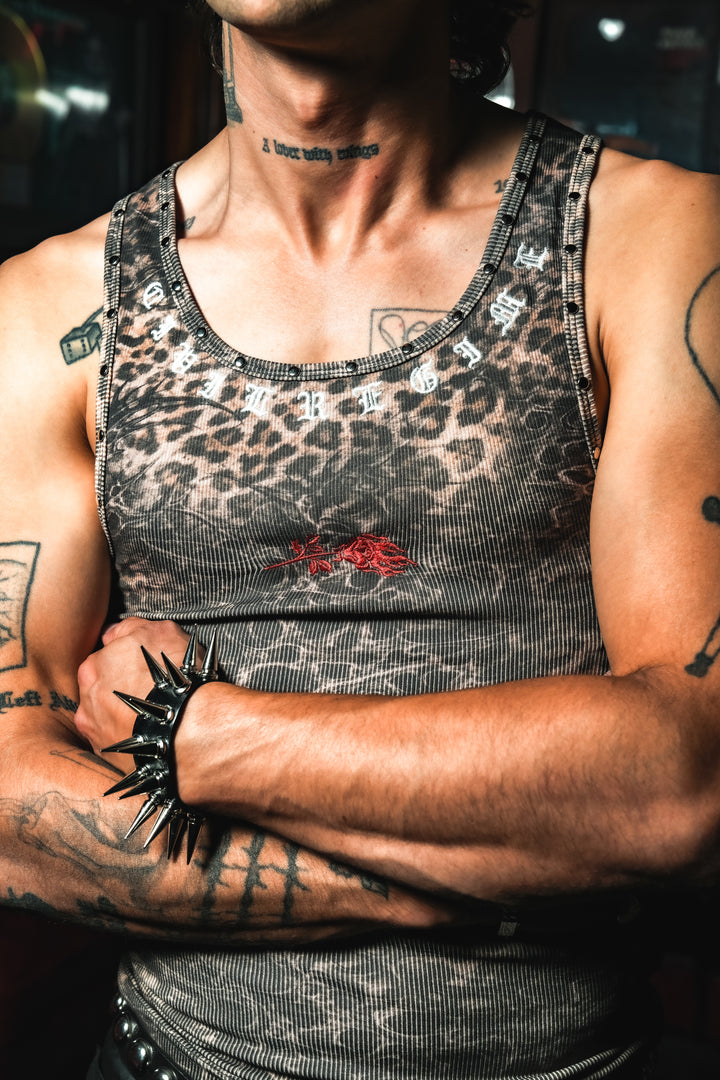 Revenge Tank Top in Cyber Leopard