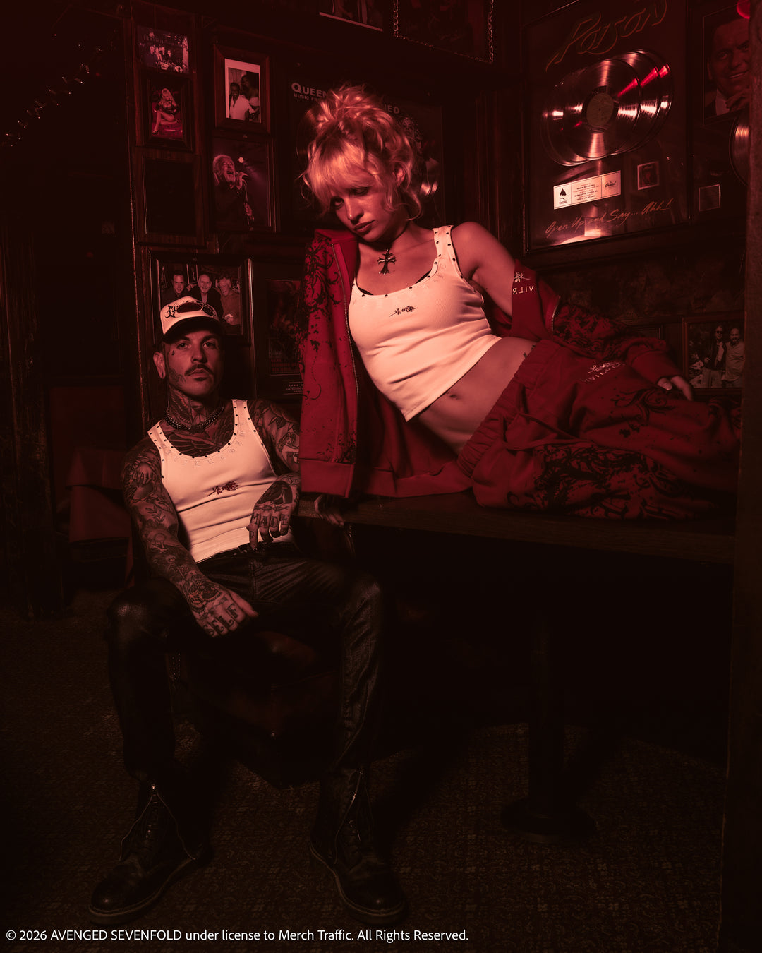 Revenge Tank Top in White