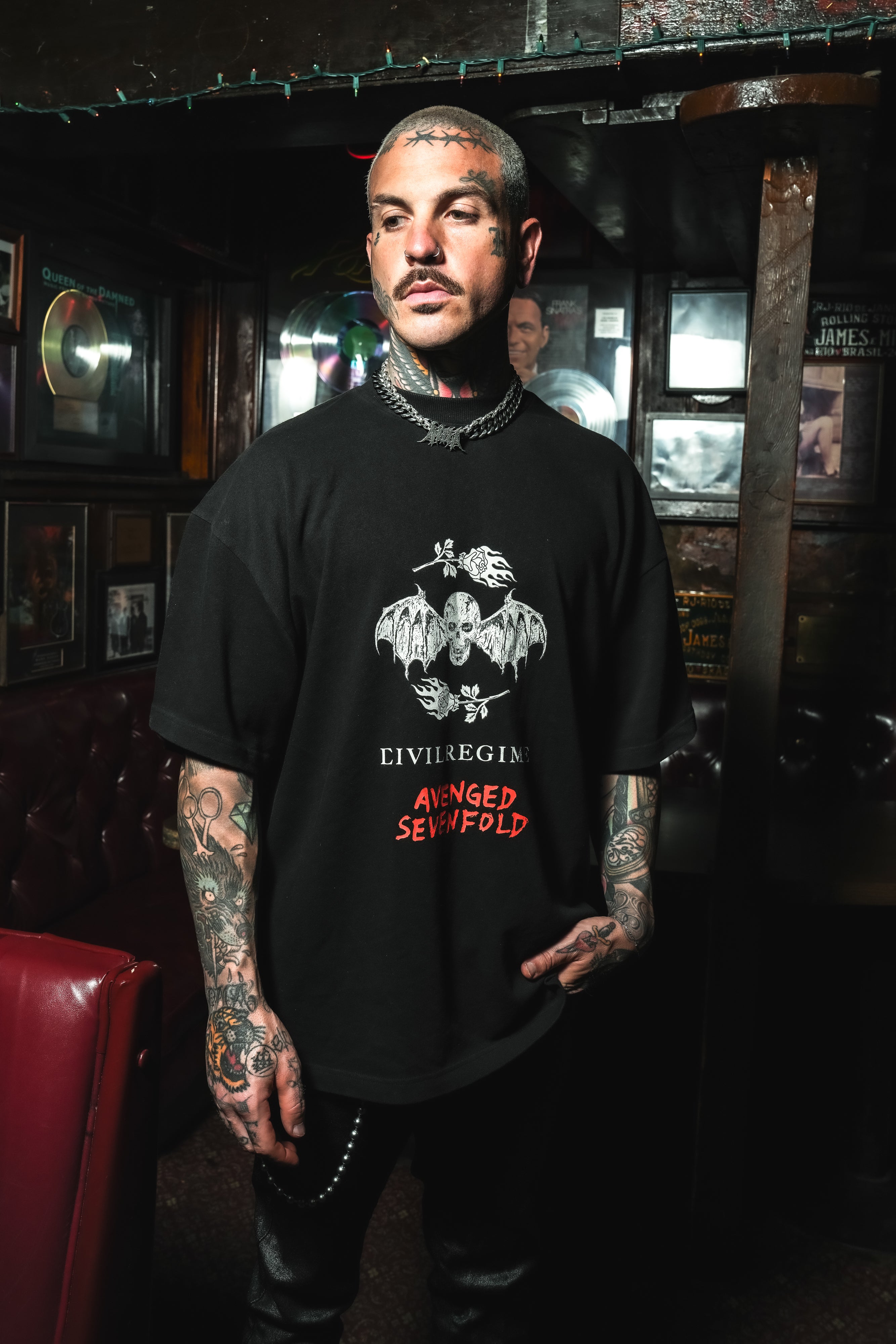 Batwing American Classic Oversized Tee in Vintage Black – Civil Regime