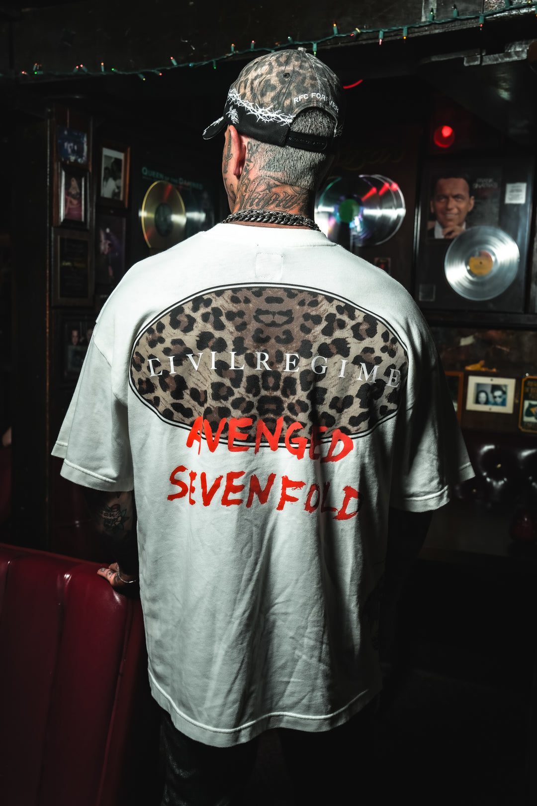 Infected Strapback Hat in Cyber Leopard/Black
