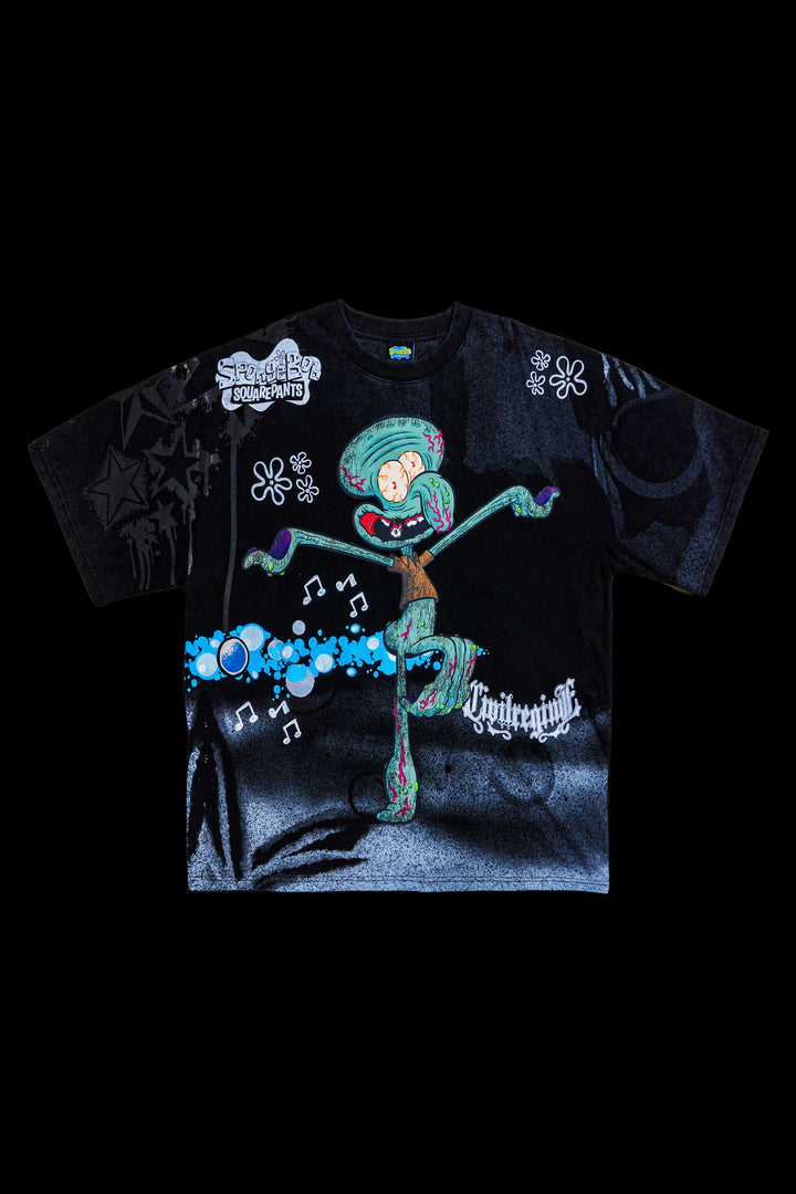 Spongebob Side By Side 199X Tee "Box Set" in Vintage Black