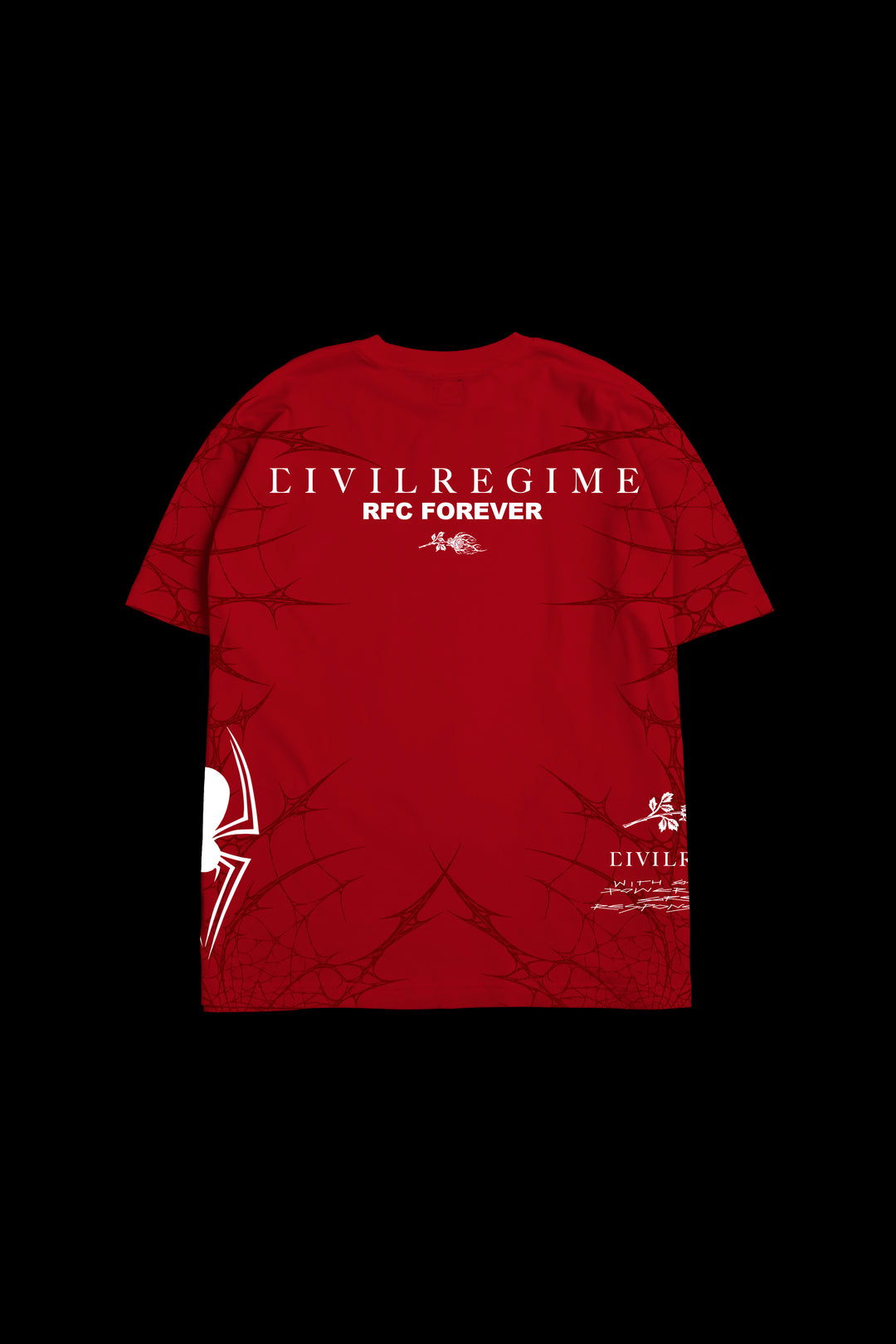 First Strike American Classic Oversized Tee in E-Red (PRE-ORDER)