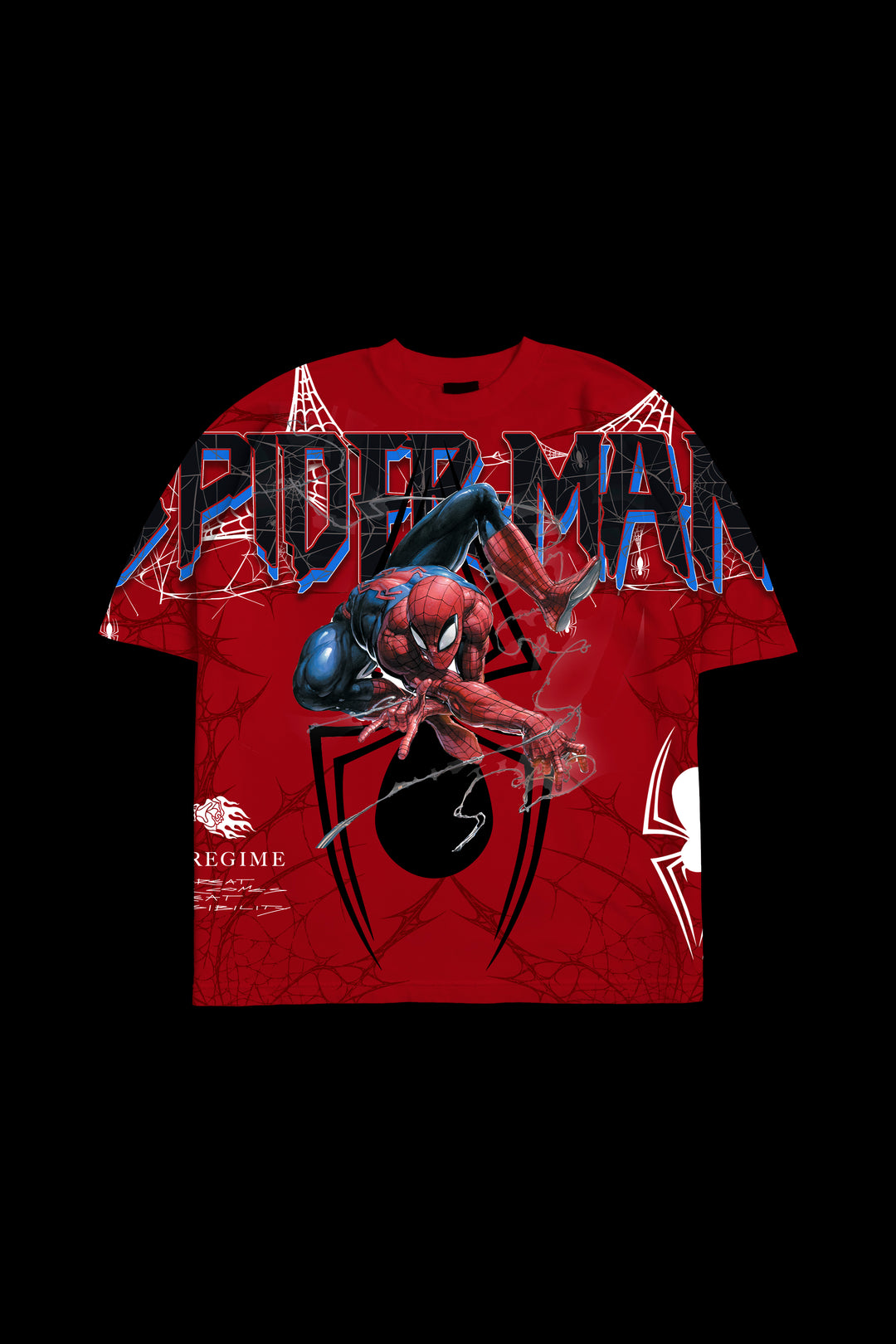 First Strike American Classic Oversized Tee in E-Red (PRE-ORDER)