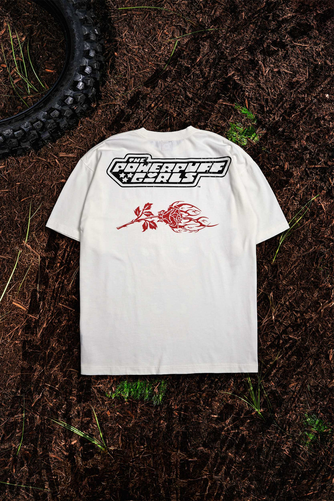 Rowdy Red American Classic Oversized Tee in Butter