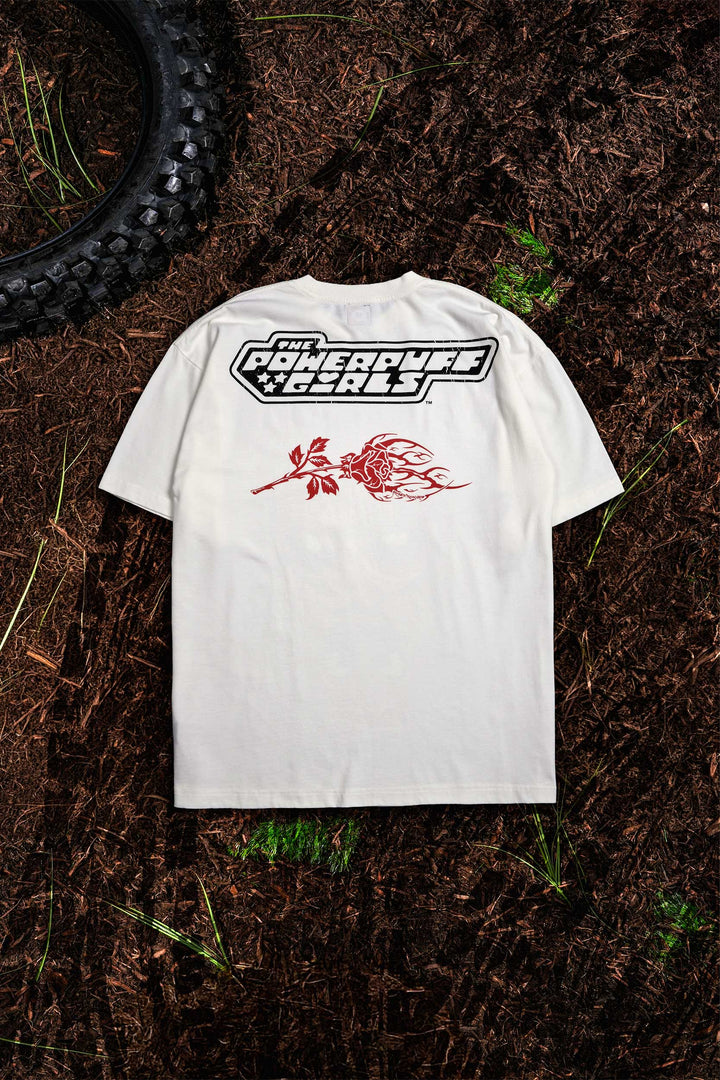 Rowdy Red American Classic Oversized Tee in Butter