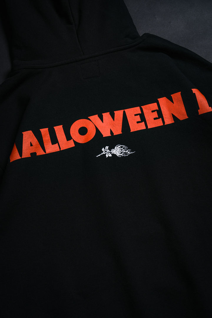 Pure Evil Indie Rose Hoodie in Black