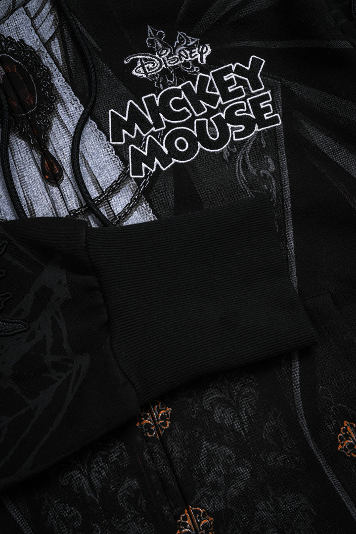 Blood Thirst Civil Cowl Zip Up Hoodie V2 in Black