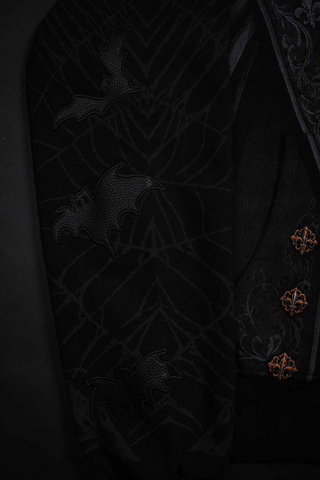 Blood Thirst Civil Cowl Zip Up Hoodie V2 in Black