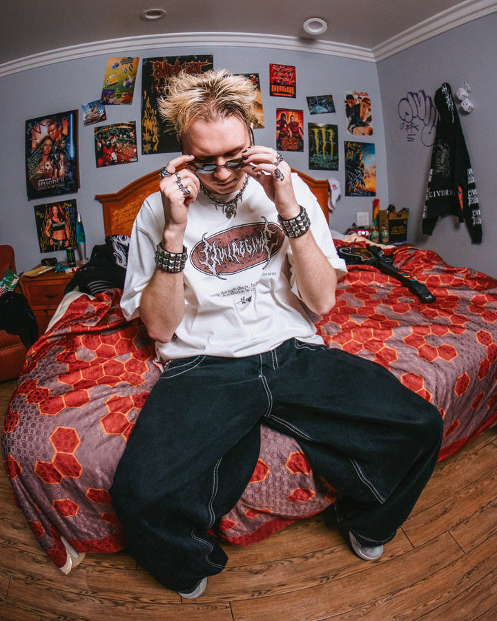 Hellbent 199X Oversized Tee in Butter