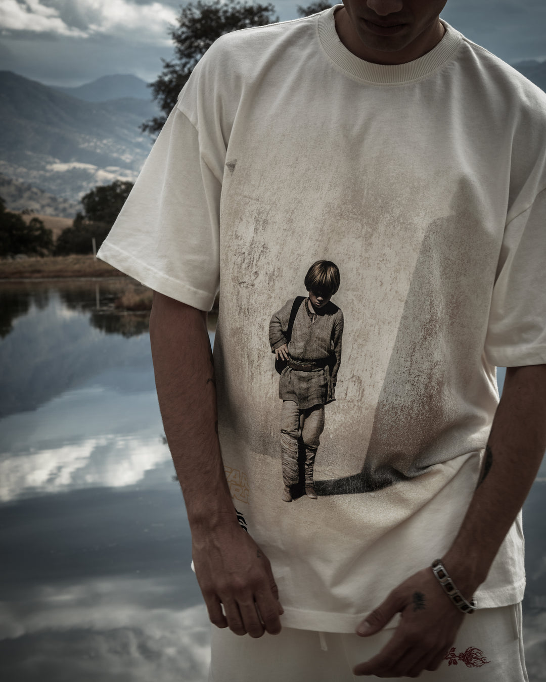 Pain American Classic Oversized Tee in Butter