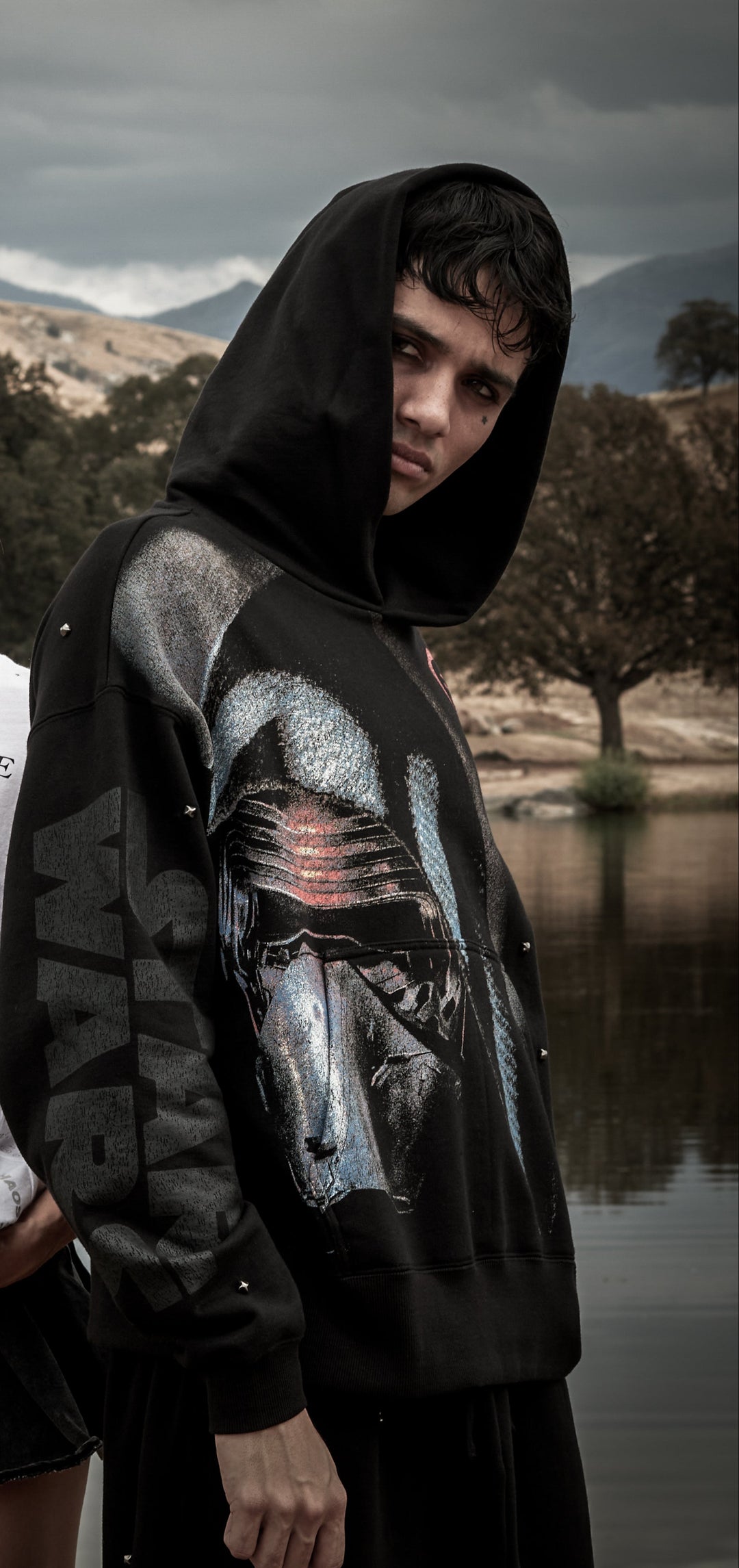 Snow Shadows Forever Hoodie in Vintage Ashes