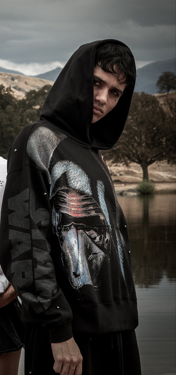 Snow Shadows Forever Hoodie in Vintage Ashes